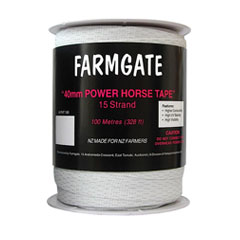 Power Horse Tape 100m 40mm 15 S/S Wires (PHT40)